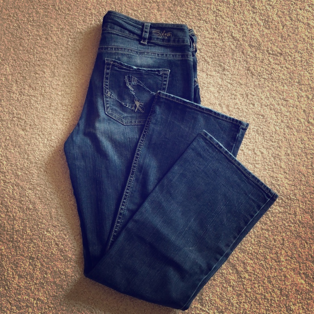 Silver jeans